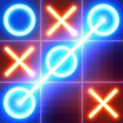 Tic Tac Toe glow - Puzzle Game APK 下載