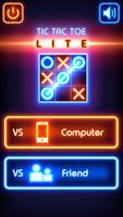 Tic Tac Toe glow - Puzzle Game Affiche