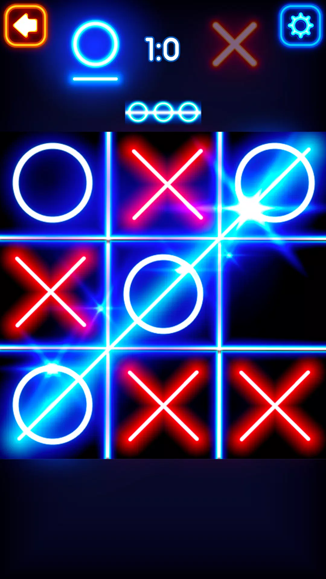 Tic Tac Toe glow - Puzzle Game 3.7.0 Free Download