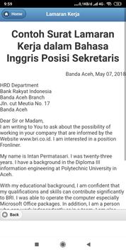 Contoh Surat Lamaran Kerja Terbaru For Android Apk Download
