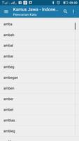 Kamus Bahasa Jawa (Kalimat) capture d'écran 1