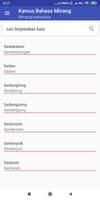 Kamus Bahasa Minang screenshot 1