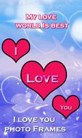 پوستر I Love You Photo Frame