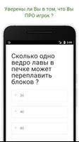 Тест на Майнкрафтера скриншот 2