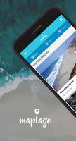 Maplage : toutes les plages du Maroc Poster