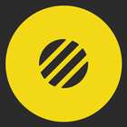 Black & Yellow - A Flatcon Ico आइकन