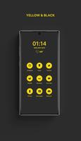 Black & Yellow - A Flatcon Ico poster
