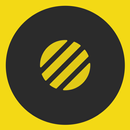 Yellow & Black - A Flatcon Ico APK