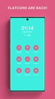 Pink & Teal Affiche