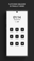 Charcoal SE - A Flatcon Icon P الملصق