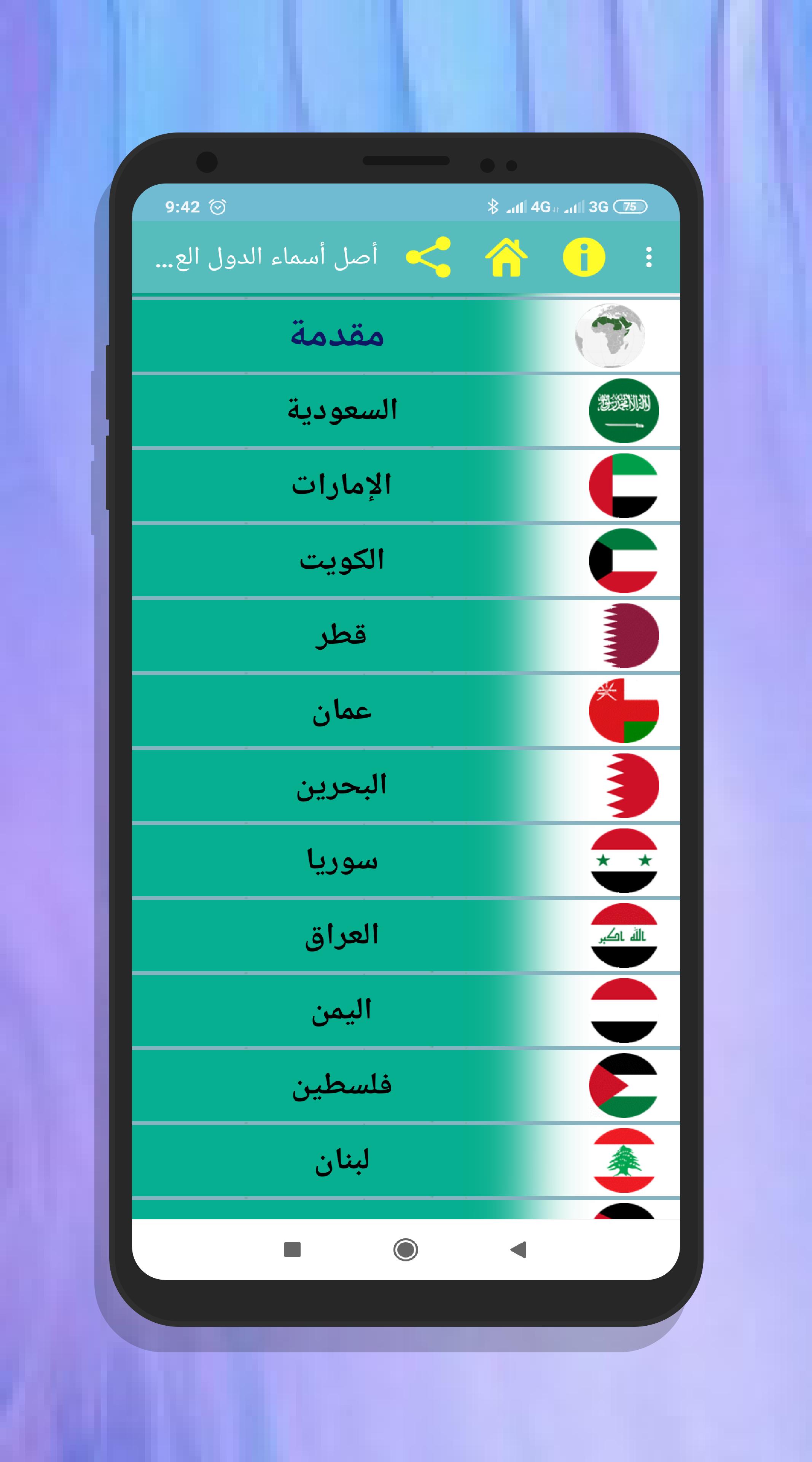 أصل أسماء الدول العربية For Android Apk Download