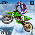 Mountain Stunt Bike Ice Racing