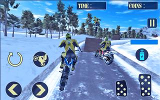 Mountain Stunt Bike Ice Racing capture d'écran 2