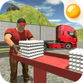 Supermarket Egg Transport Truc