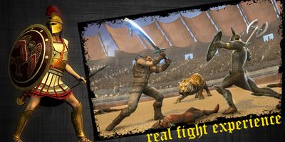 Gladiator Battle Warriors 3D Affiche