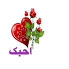 Arabic love Strickers for WASt 圖標