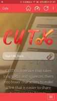 Cutx - إختصار الروابط الملصق