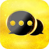 Black Golden SMS - Default SMS&Phone handler icône