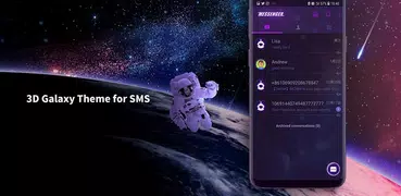 3D Galaxy SMS Messenger 2019 - Call app