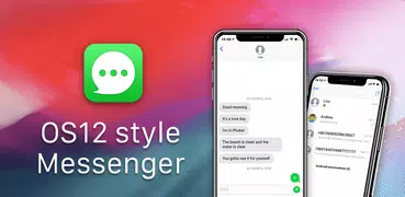 OS12 Messenger for SMS 2019 - Call app