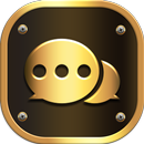 Luxury Golden SMS - Default SMS&Phone handler APK