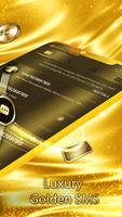 Luxury Golden SMS - Default SMS&Phone handler imagem de tela 2