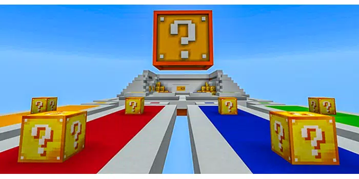 Lucky Block Race Map for MCPE APK + Mod for Android.