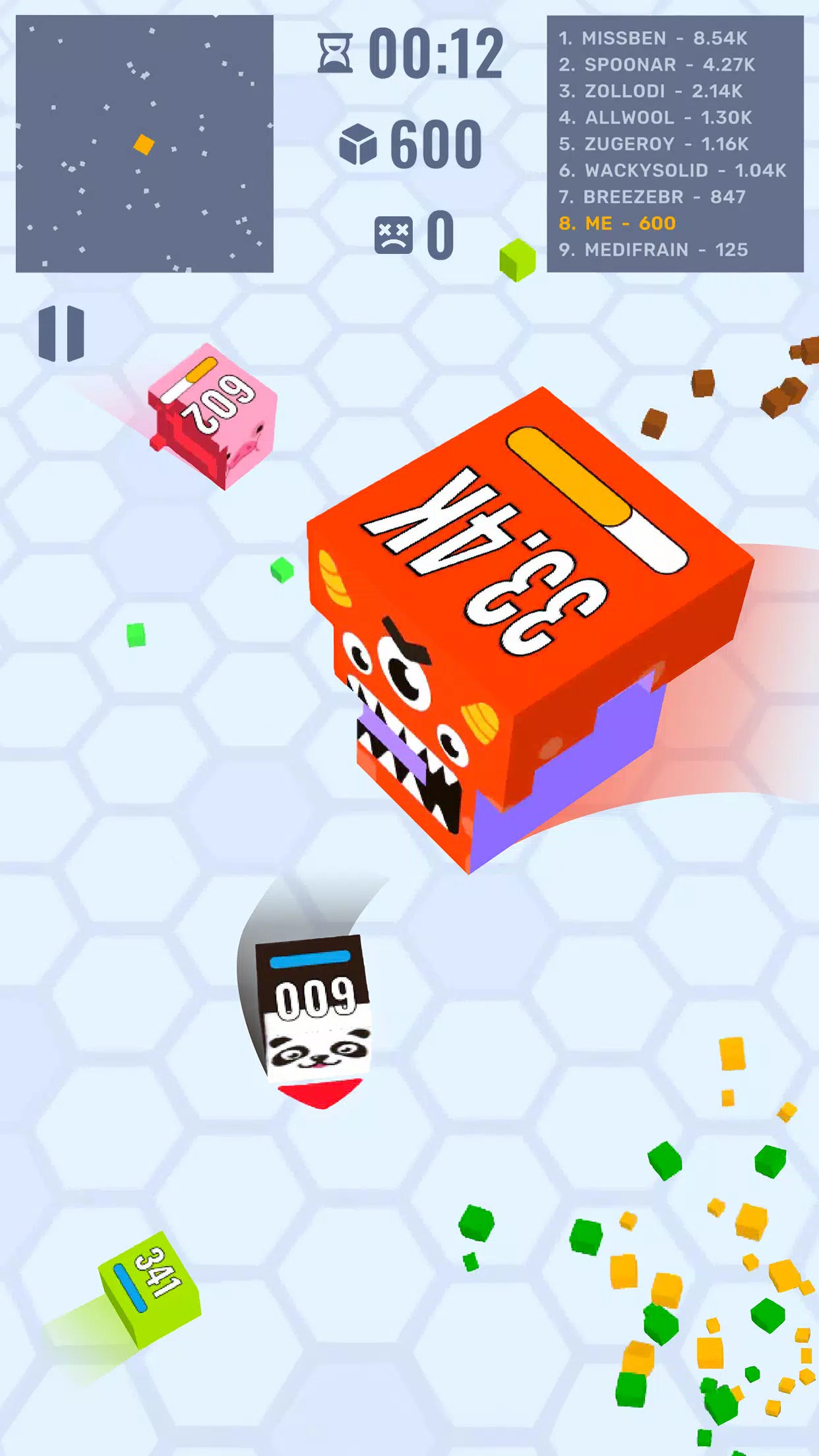 Eating Block: Cube Survival.io MOD APK v1.0.0 (Unlocked) - Jojoy