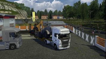 Simulateur de camion européen 2021 Affiche