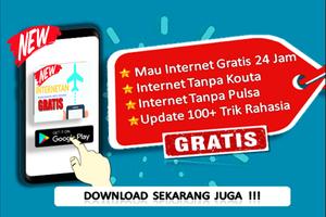 Cara Internet Gratis Tanpa Pulsa & Kuota ✅ poster