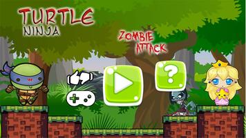 Turtle Ninja 2: Zombie Attack постер