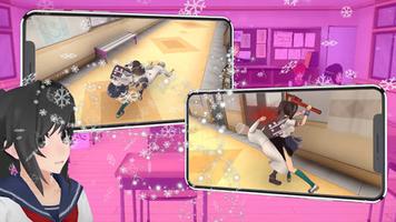 3 Schermata sakura school yandere MOD MCPE