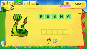 Kids word puzzles imagem de tela 2