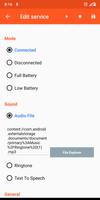 Battery Sound Notification captura de pantalla 1