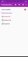 Proximity Sensor Screen On Off постер