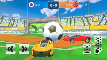 Sport Car Soccer Tournament 3D Affiche