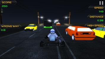 Trafik Go Kart Yarışı 3D Ekran Görüntüsü 3