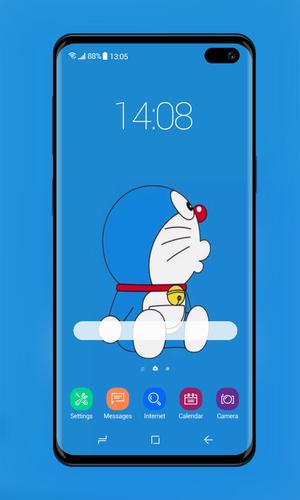 Kawaii Blue Cat Robot Wallpaper HD for Android - APK Download