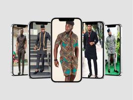Estilo de la moda de los hombres africanos Poster