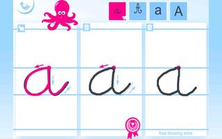 Write the Alphabet for Kids постер