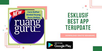 Cara Daftar Bimbel Ruang Guru  Affiche