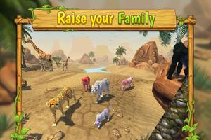 Cheetah Family Animal Sim plakat