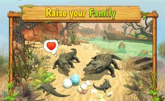 Crocodile Family Sim اسکرین شاٹ 1