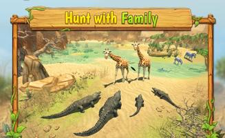 Crocodile Family Sim ảnh chụp màn hình 2