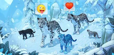 Snow Leopard Family Sim Online