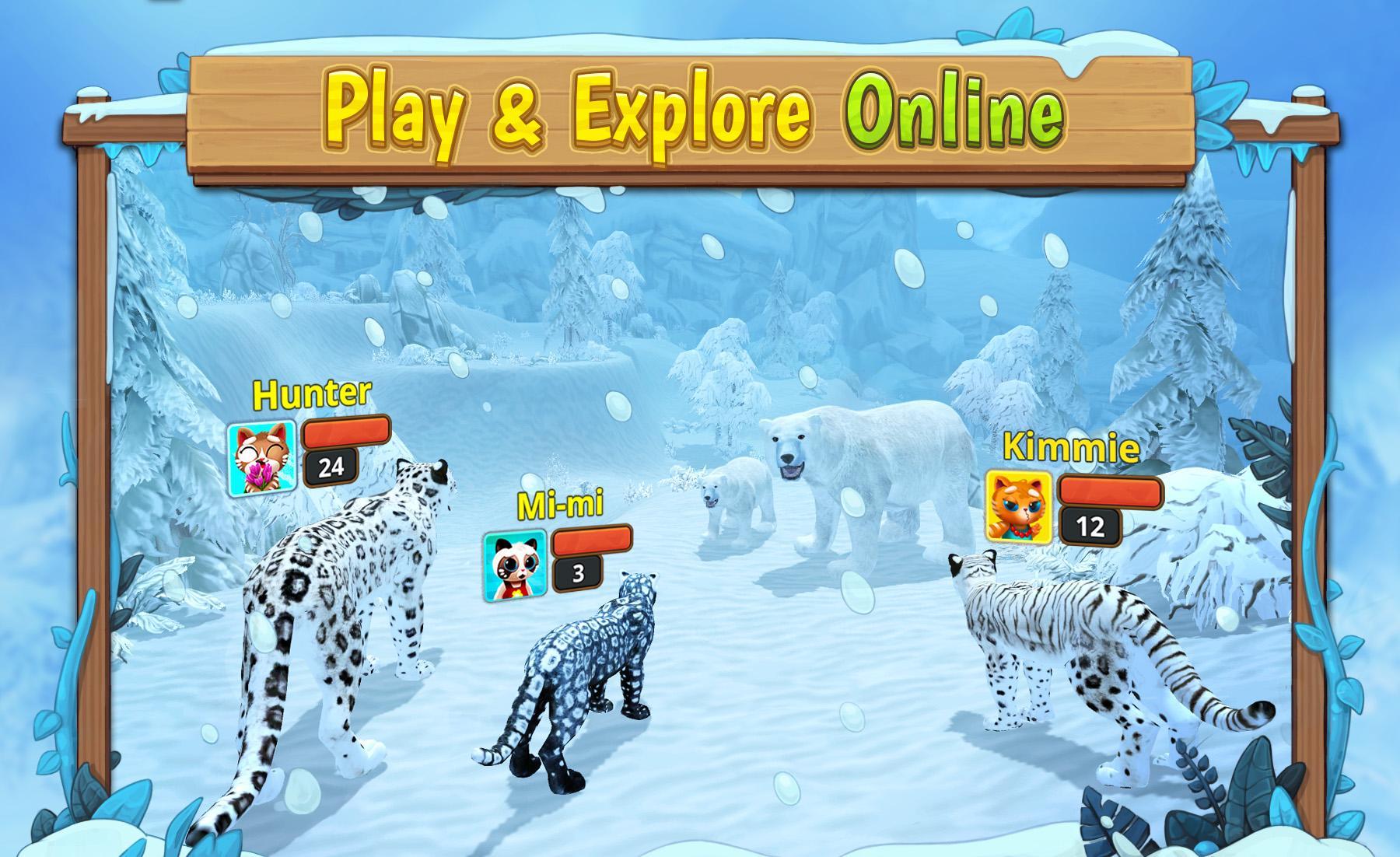 Включи снежные игры. Снежный Барс игра. Симулятор снежного леопарда. Симулятор семьи снежного Лелопа. Симулятор семьи леопарда.