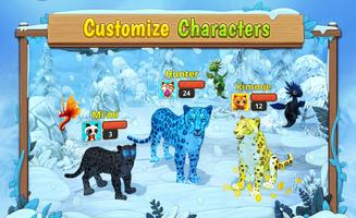 Snow Leopard Family Sim imagem de tela 1