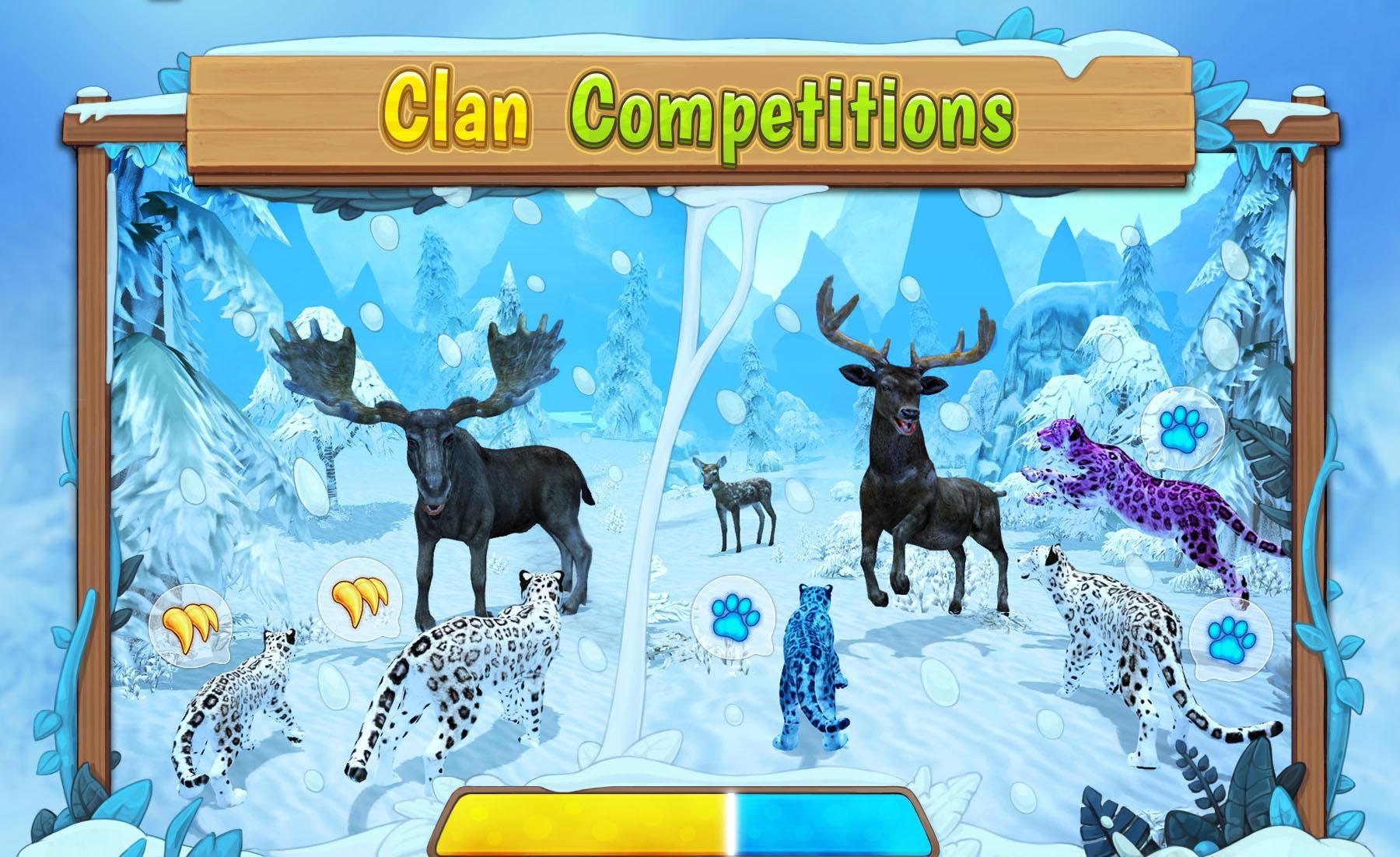 Snow Leopard Family Sim APK for Android Download