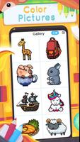 Animal Color by Number - Free coloring book Ekran Görüntüsü 3