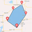 Area & Land Distance Measure icon
